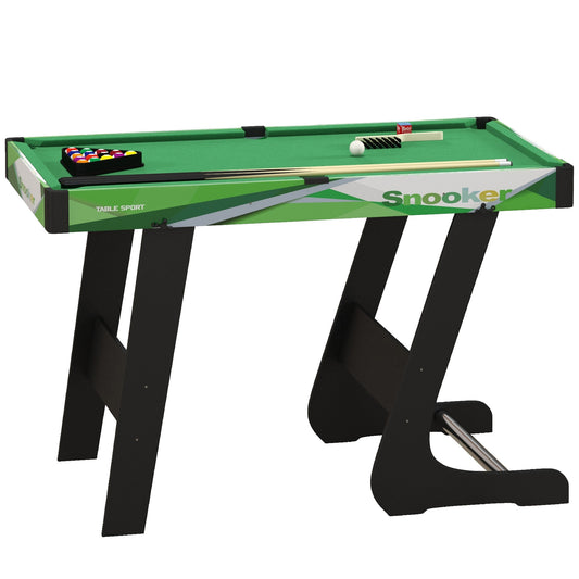 Mini Pool Table Set 41" Folding Billiard Table with Accessories for Kids Adults Green Kids Crystal