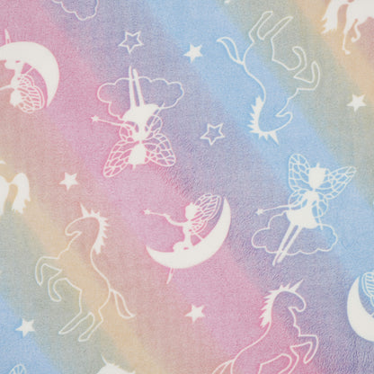 Toddler Chair with Luminous Fairy Design, Wooden Frame, for 18-36 Months, Multicolour